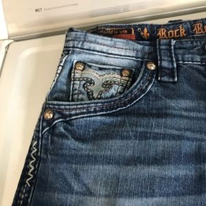 Rock revival men’s jeans
